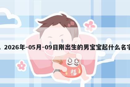 我姓平，2026年-05月-09日刚出生的男宝宝起什么名字比较好
