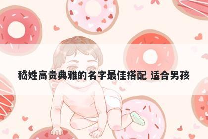 嵇姓高贵典雅的名字最佳搭配 适合男孩