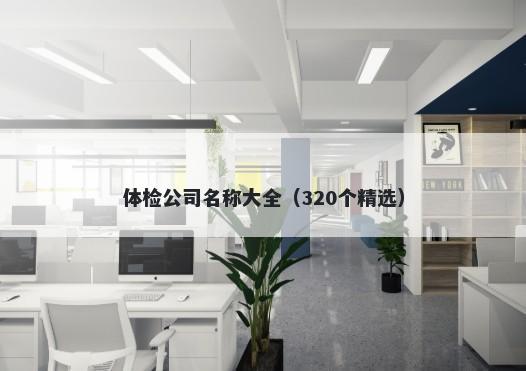 体检公司名称大全（320个精选）