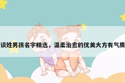 谈姓男孩名字精选，温柔治愈的优美大方有气质