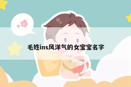毛姓ins风洋气的女宝宝名字