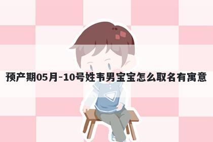 预产期05月-10号姓韦男宝宝怎么取名有寓意