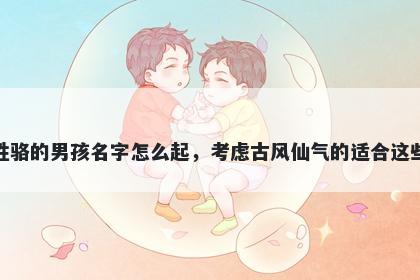 姓骆的男孩名字怎么起，考虑古风仙气的适合这些