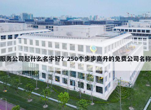 税务服务公司起什么名字好？250个步步高升的免费公司名称任选