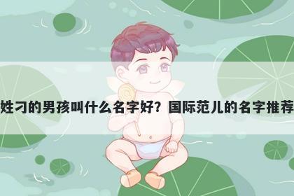姓刁的男孩叫什么名字好？国际范儿的名字推荐