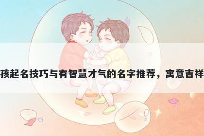 狄姓男孩起名技巧与有智慧才气的名字推荐，寓意吉祥又好听
