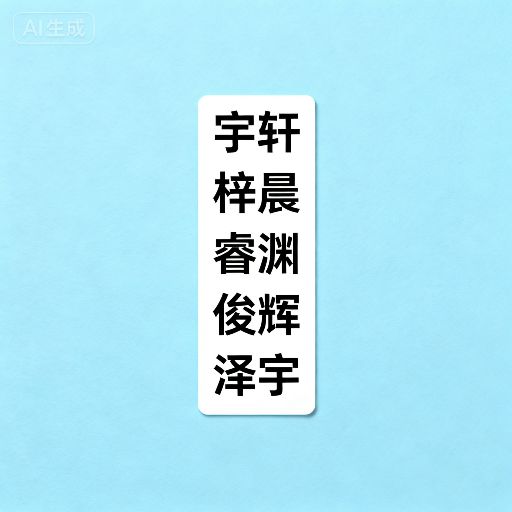 2025年隐字取名寓意好吗？带隐字的男孩名字大全今天最新列表