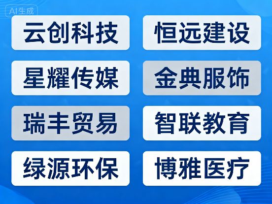2025年中式风格的服装公司名字大全9月抢先知晓