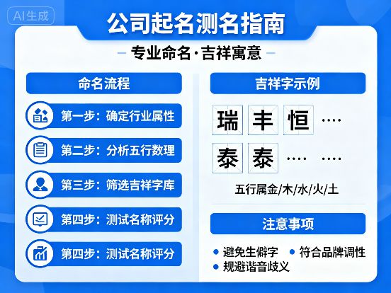 2025年检测检验公司起名大全今日热门推荐