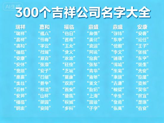 2025化工有限公司起名大全今天最新列表